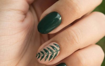 Ciemnozielone paznokcie: Trend, który zdobywa serca miłośniczek manicure